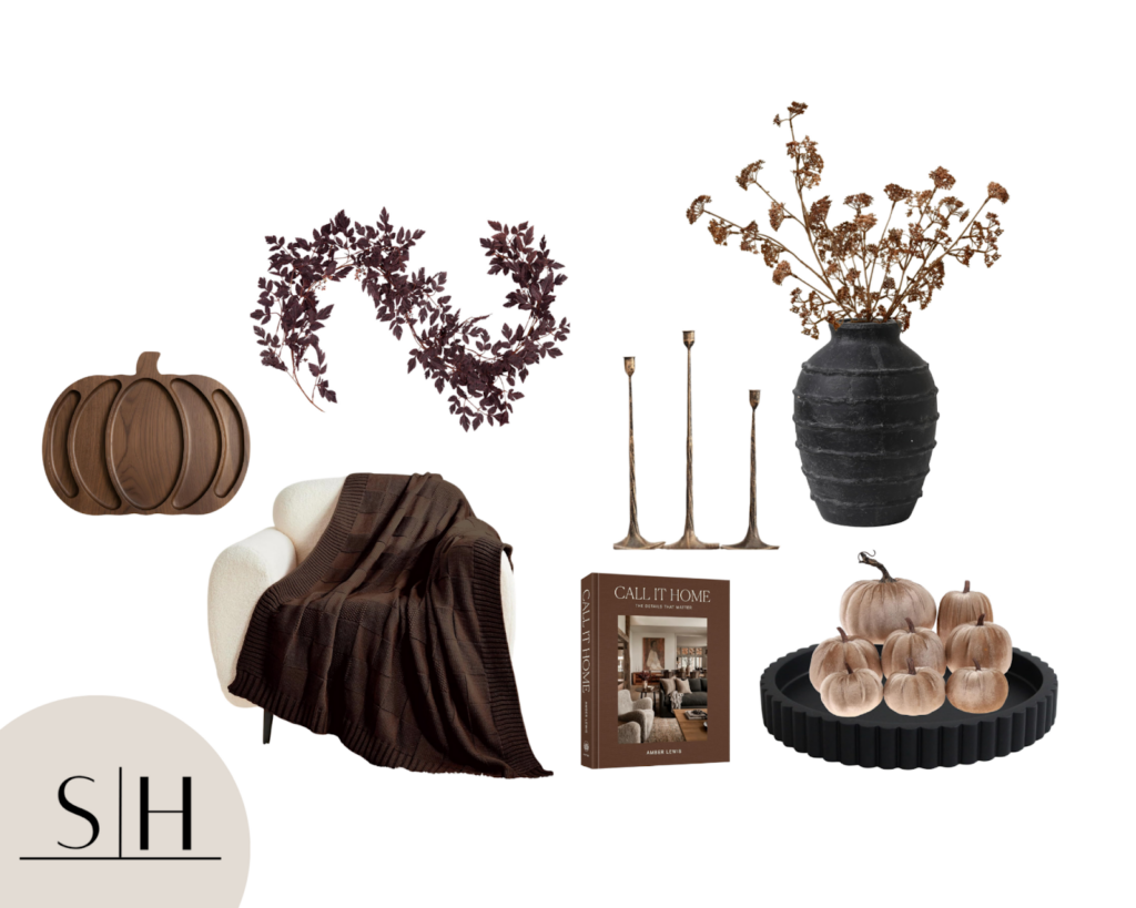 Curated fall picks on amazon for a moody fall look