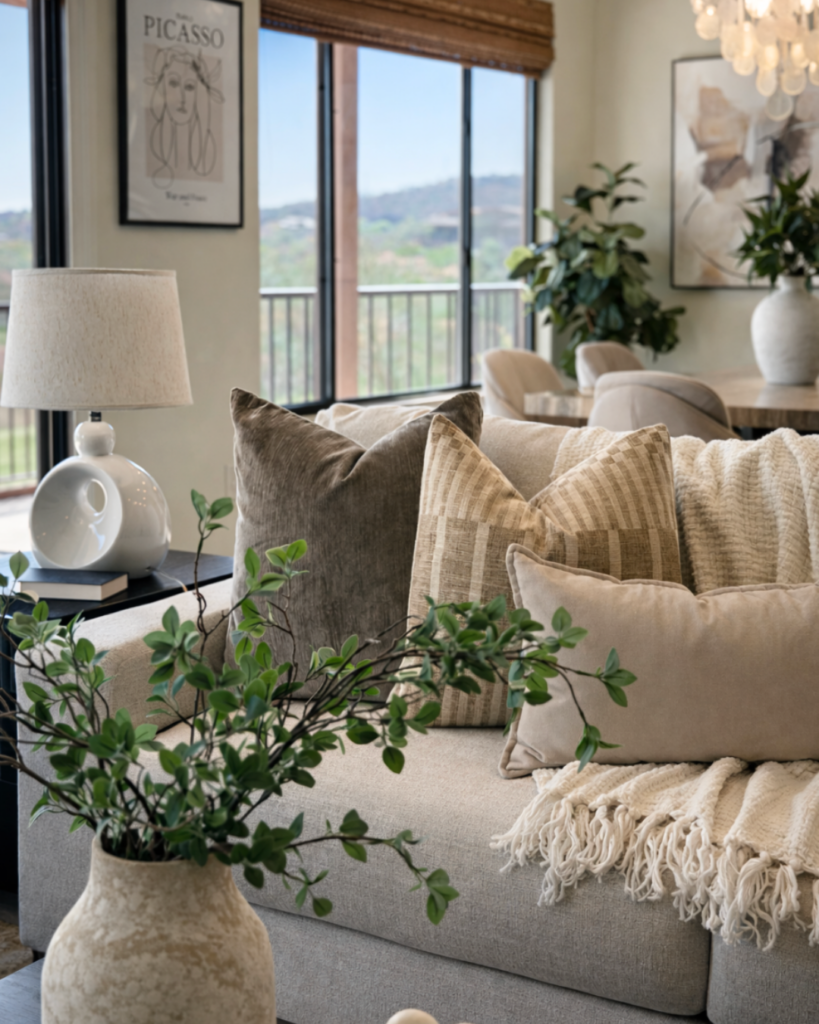 Discover how modern desert design increases Airbnb bookings in Arizona. Learn how we style your Scottsdale or Phoenix rental with pool-ready outdoor spaces, neutral palettes, and high-converting interiors.