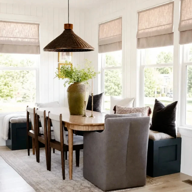 Discover the best window treatments for your home, from woven and Roman shades to roller shades, shutters, and custom drapery. StyleHouse Home Staging & Design can help you choose beautiful, functional window coverings.